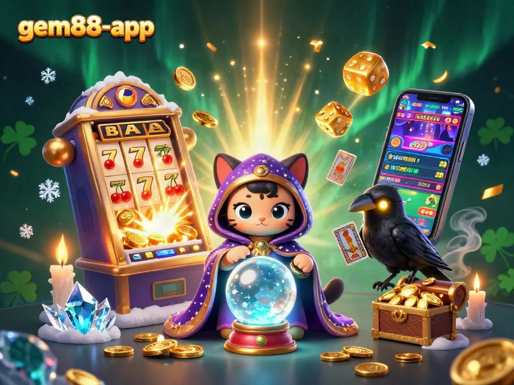 Experience the excitement of gem88-app with dynamic slots and glowing visuals bursting with energy.