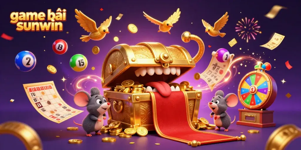 Experience thrilling wins at game bài sunwin with dynamic lotteries and animated casino elements.