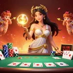 Experience ดูหนังออนไลน์ as a stunning casino-themed illustration with vibrant characters and dynamic elements.
