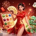 Experience thrilling casino action with UFABET's dynamic gaming scene featuring vibrant reels and enchanting characters.