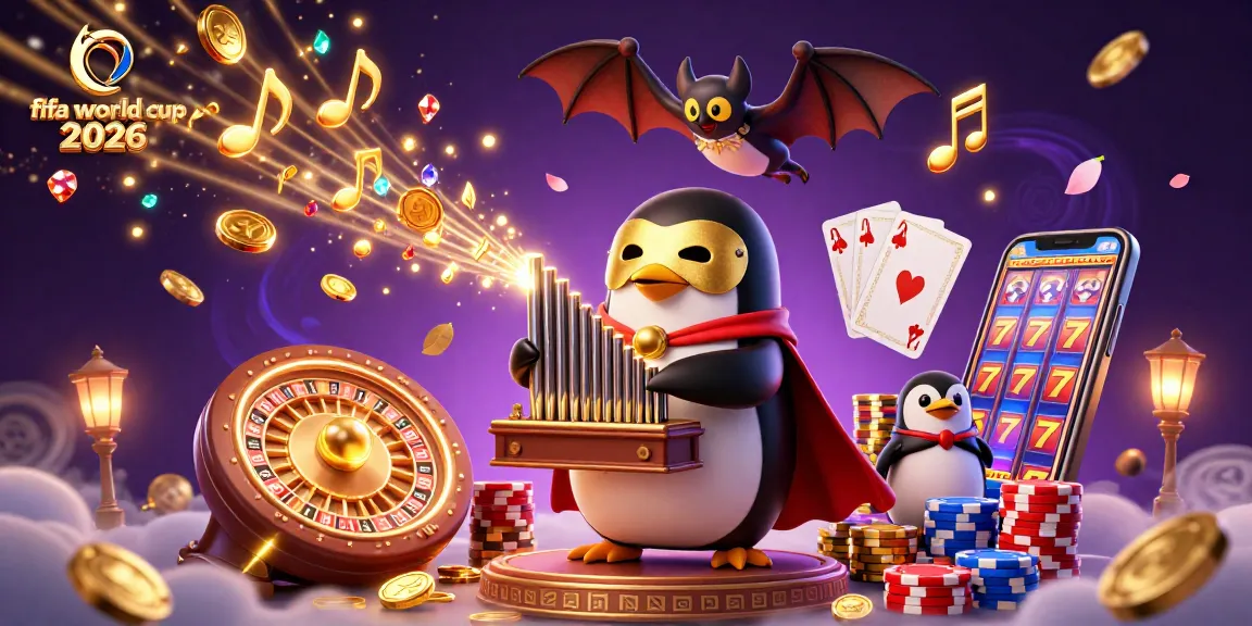 Experience the fifa world cup 2026 excitement with our vibrant casino scene featuring lively characters.