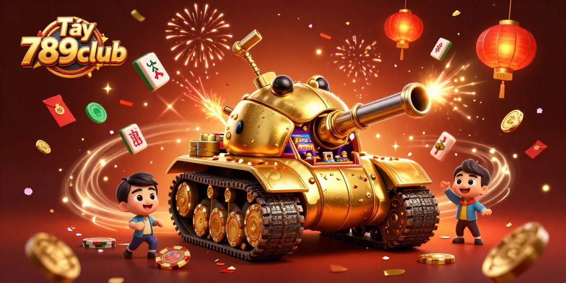 Experience excitement with Tải 789club's immersive game tank casino scene filled with joy and rewards.