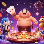 Experience sunwin tài xỉu excitement with a vibrant underwater casino scene featuring animated characters and dynamic gambling elements.
